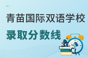 青苗國(guó)際雙語(yǔ)學(xué)校錄取分?jǐn)?shù)線(xiàn)