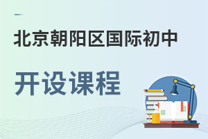 北京朝陽(yáng)區(qū)國(guó)際初中開設(shè)課程
