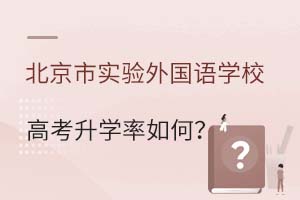 北京市實(shí)驗(yàn)外國(guó)語(yǔ)學(xué)校高考升學(xué)率如何？
