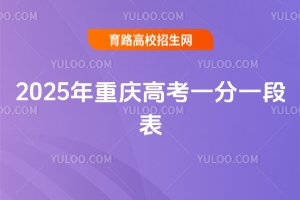 2025年重慶高考一分一段表，附往年時間