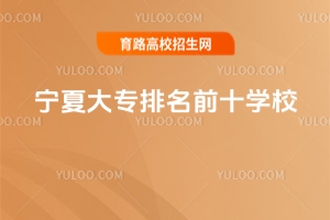 2025年寧夏大專排名前十學(xué)校